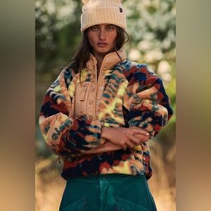 FP Movement Hit The Slopes Printed Pullover in Oasis Combo Aurora